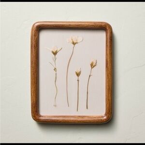 8"x10" Pressed White Flowers Framed Wall
Art - Hearth & Hand with Magnol…